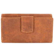 Benthill Geldbörse Groß Echt-Leder | Damen Portemonnaie XXL mit RFID Schutz | Vintage Frauen Geldbeutel mit vielen Kartenfächer inkl. Geschenkbox