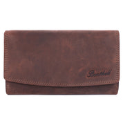 Benthill Geldbörse Groß Echt-Leder | Damen Portemonnaie XXL mit RFID Schutz | Vintage Frauen Geldbeutel mit vielen Kartenfächer inkl. Geschenkbox