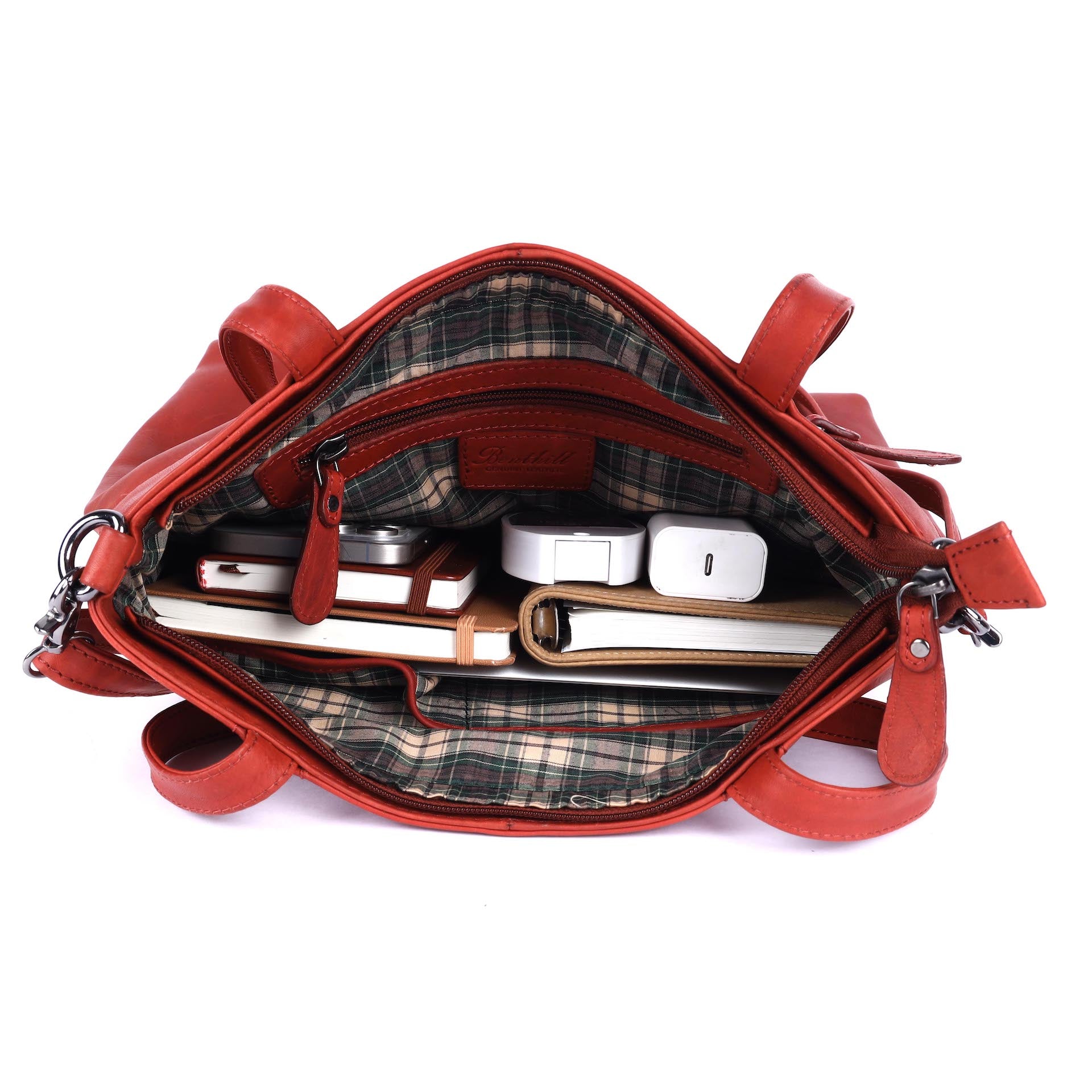 Benthill Shopper Damen Echt Leder | Damen Schultertasche aus Rindsleder | Echtleder Frauen Umhängetasche Vintage