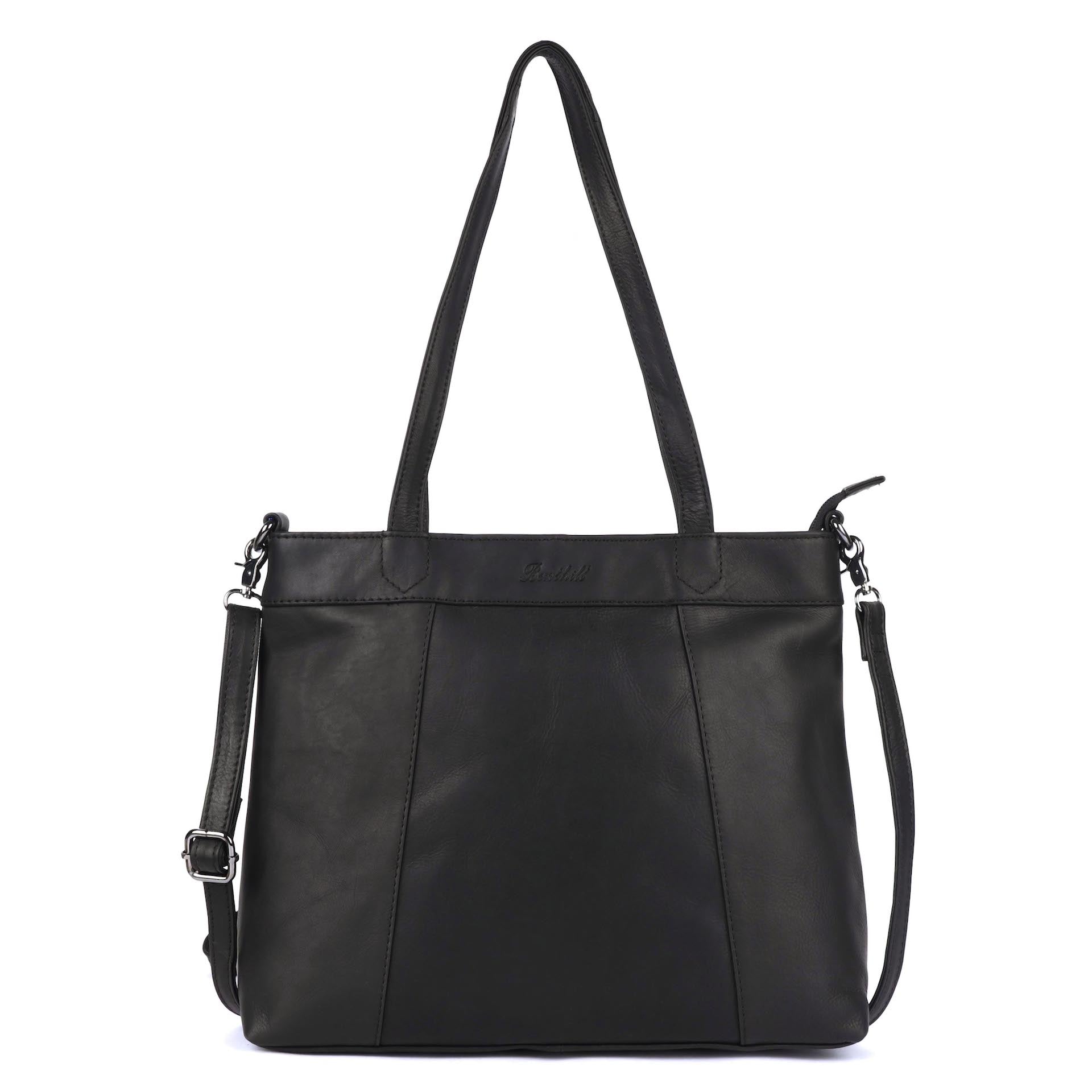 Benthill Shopper Damen Echt Leder | Damen Schultertasche aus Rindsleder | Echtleder Frauen Umhängetasche Vintage