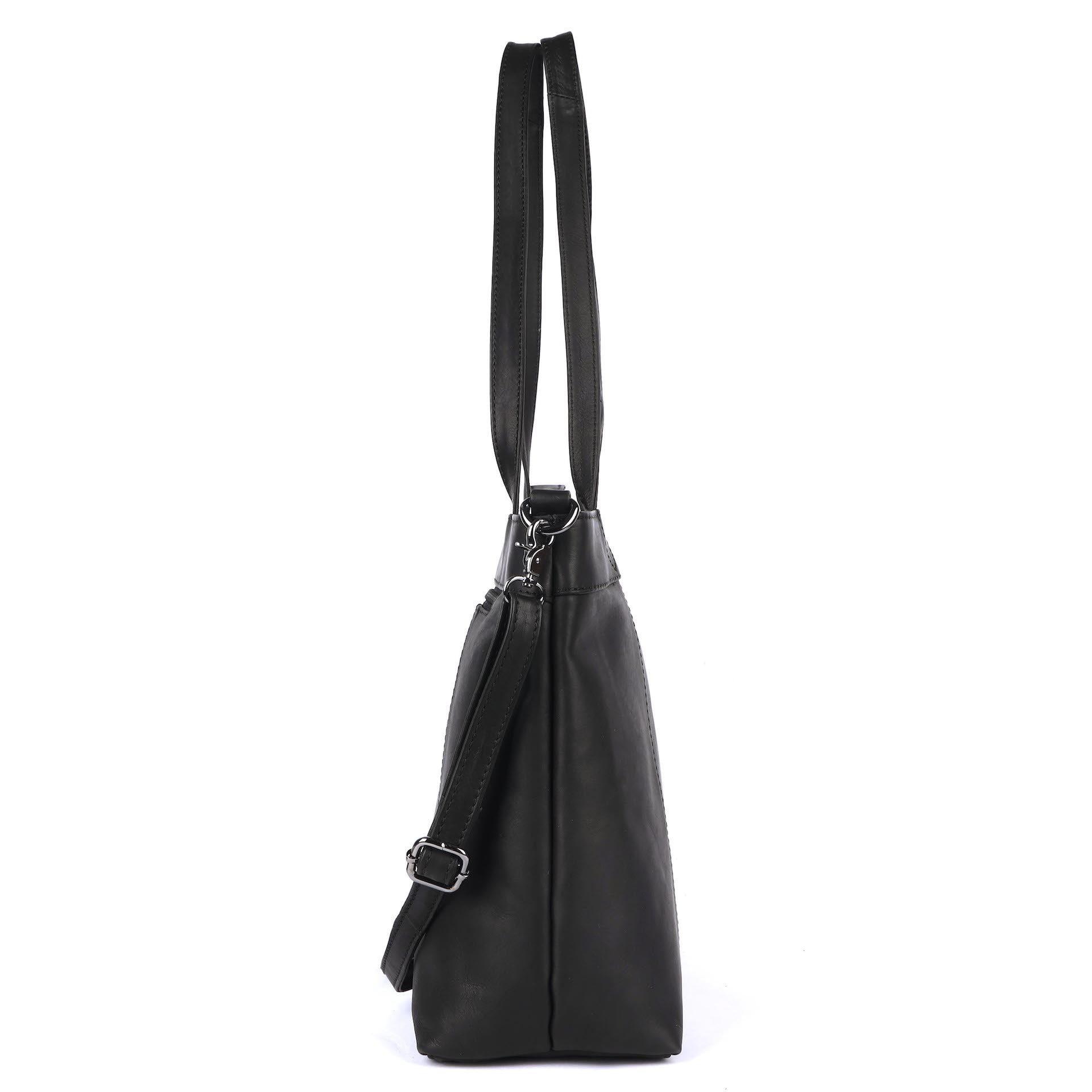 Benthill Shopper Damen Echt Leder | Damen Schultertasche aus Rindsleder | Echtleder Frauen Umhängetasche Vintage