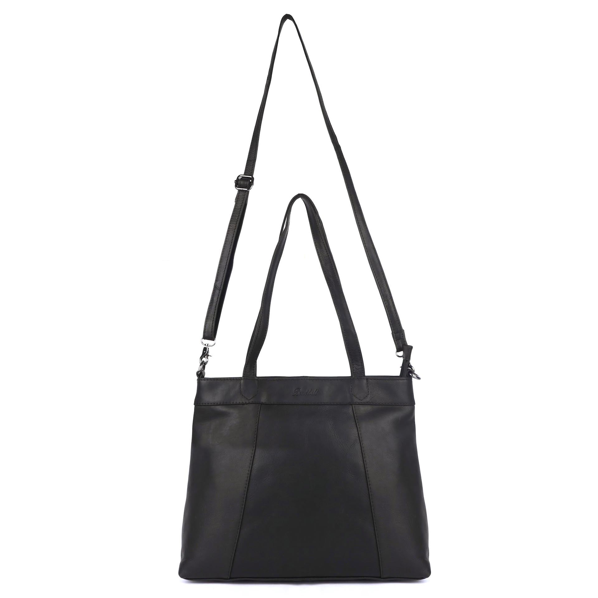 Benthill Shopper Damen Echt Leder | Damen Schultertasche aus Rindsleder | Echtleder Frauen Umhängetasche Vintage