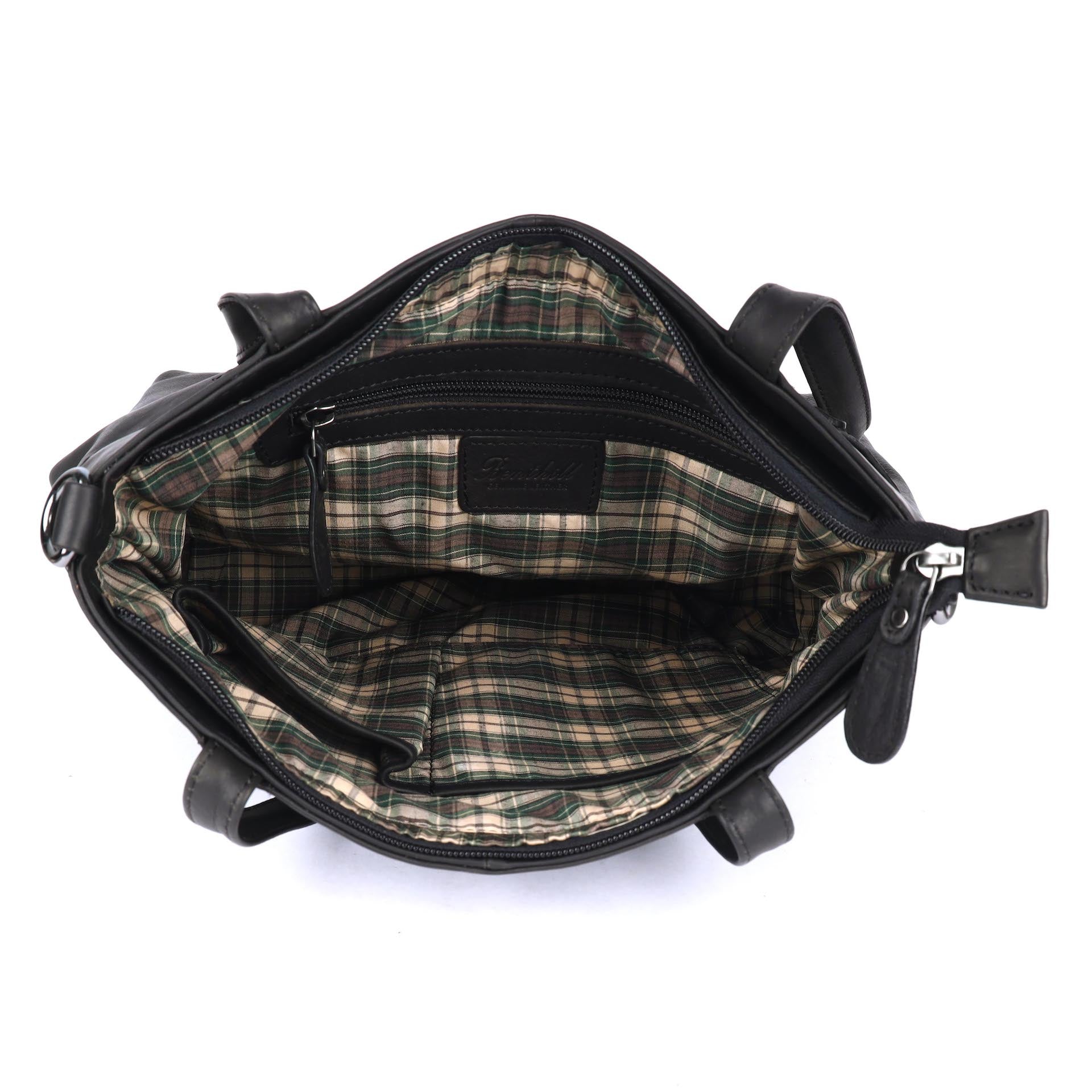 Benthill Shopper Damen Echt Leder | Damen Schultertasche aus Rindsleder | Echtleder Frauen Umhängetasche Vintage