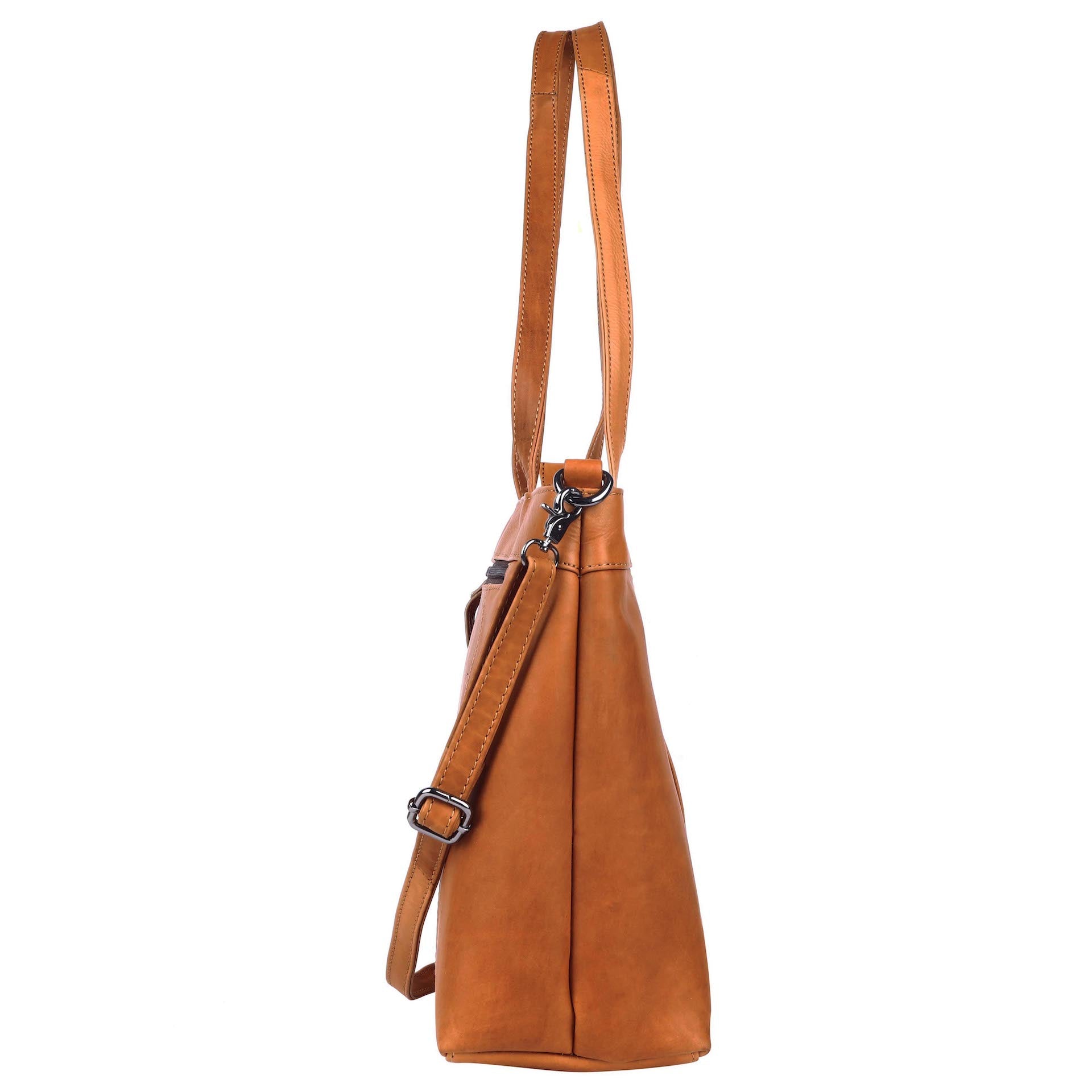 Benthill Shopper Damen Echt Leder | Damen Schultertasche aus Rindsleder | Echtleder Frauen Umhängetasche Vintage