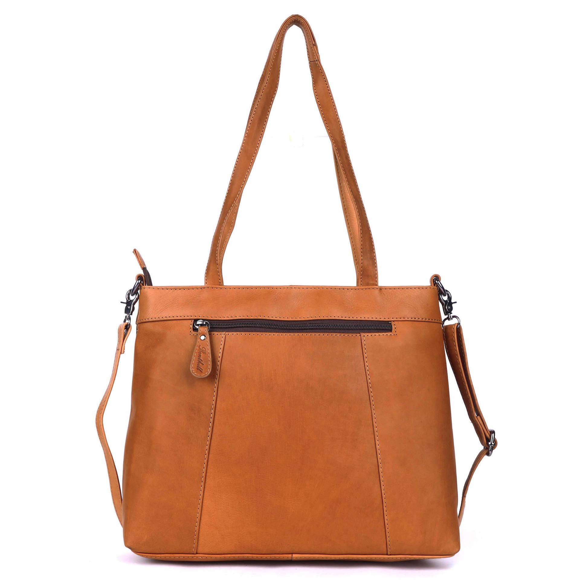 Benthill Shopper Damen Echt Leder | Damen Schultertasche aus Rindsleder | Echtleder Frauen Umhängetasche Vintage