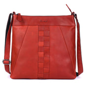 Benthill Umhängetasche Damen Leder | Damen Schultertasche aus Rindsleder | Echtleder Frauen Handtasche Vintage