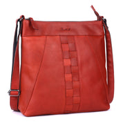 Benthill Umhängetasche Damen Leder | Damen Schultertasche aus Rindsleder | Echtleder Frauen Handtasche Vintage