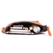 Benthill Umhängetasche Damen Leder | Damen Schultertasche aus Rindsleder | Echtleder Damen Handtasche Vintage mit geflochtenem Muster
