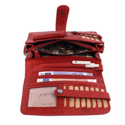 Benthill Reisebrieftasche Echt Leder - Hochwertige Dokumententasche mit RFID Schutz | Damen & Herren Handgelenktasche | Organizer - Brieftasche - Travel Wallet inkl. Geschenkbox