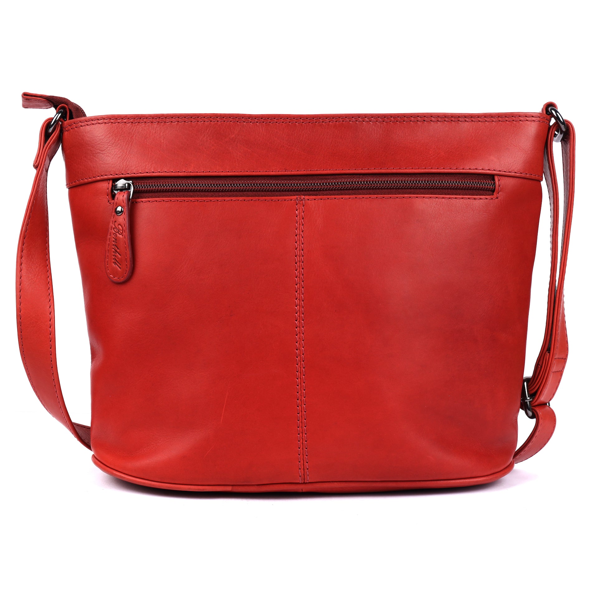 Benthill Damen Handtasche Leder - Shopper aus weichem hochwertigem Echtleder - Vintage Fashion Bag Beutel - Umhängetaschen - Schultertasche