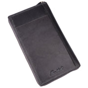 Benthill Reisebrieftasche Echt Leder | Große Dokumententasche mit RFID Schutz - Travel / Wallet aus hochwertigem Leder | Organizer / XXL Mappe | Portemonnaie mit Handyfach