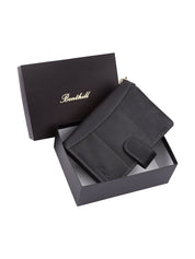 Benthill Reisebrieftasche Echt Leder - Hochwertige Dokumententasche mit RFID Schutz | Damen & Herren Handgelenktasche | Organizer - Brieftasche - Travel Wallet inkl. Geschenkbox