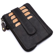 Benthill Schlüsseletui Leder Damen & Herren | Schlüsselmäpchen mit Kartenfächern | Schlüsseltasche als Mini-Börse mit Münzfach inkl. Geschenkbox