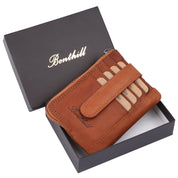 Benthill Schlüsseletui Leder Damen & Herren | Schlüsselmäpchen mit Kartenfächern | Schlüsseltasche als Mini-Börse mit Münzfach inkl. Geschenkbox