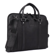 Benthill Laptoptasche Echt-Leder I Leder Umhängetasche für Laptop I Aktentasche für Notebook I Damen und Herren Tasche I Notebooktasche