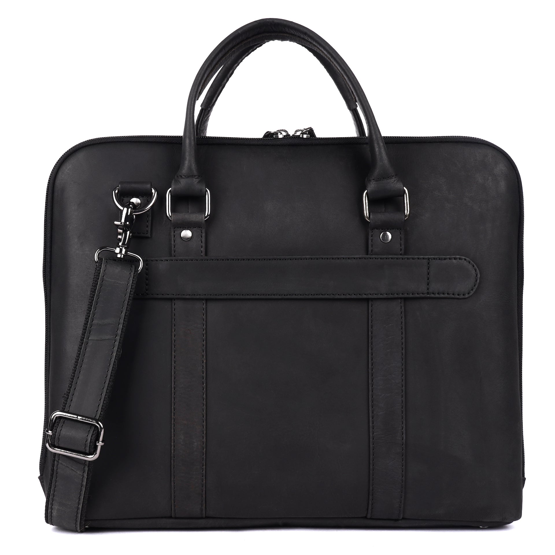 Benthill Laptoptasche Echt-Leder I Leder Umhängetasche für Laptop I Aktentasche für Notebook I Damen und Herren Tasche I Notebooktasche