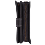 Benthill Geldbörse Damen Leder | Geldbeutel mit RFID Schutz aus Rindsleder | Portmonee mit 8 Kartenfächer Mittelgroß | Echt Leder Slim-Wallet Vintage inkl. Geschenkbox