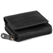 Benthill Kleine Geldbörse Leder RFID | Minibörse mit Münzfach & Scheinfach | Damen & Herren Mini Portemonnaie Echt Leder inkl. Geschenkbox