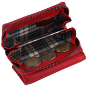 Benthill Kleine Geldbörse Leder RFID | Minibörse mit Münzfach & Scheinfach | Damen & Herren Mini Portemonnaie Echt Leder inkl. Geschenkbox