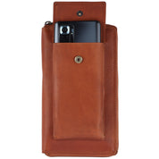 Benthill Reisebrieftasche Echt Leder | Große Dokumententasche mit RFID Schutz - Travel / Wallet aus hochwertigem Leder | Organizer / XXL Mappe | Portemonnaie mit Handyfach