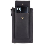 Benthill Reisebrieftasche Echt Leder | Große Dokumententasche mit RFID Schutz - Travel / Wallet aus hochwertigem Leder | Organizer / XXL Mappe | Portemonnaie mit Handyfach