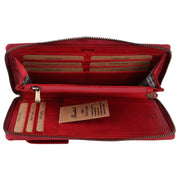 Benthill Reisebrieftasche Echt Leder | Große Dokumententasche mit RFID Schutz - Travel / Wallet aus hochwertigem Leder | Organizer / XXL Mappe | Portemonnaie mit Handyfach