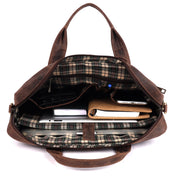 Benthill Notebooktasche Echt Leder I Aktentasche für Laptop I Umhängetasche für Notebook I Damen & Herren Schultertasche I Bürotasche