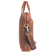Benthill Notebooktasche Echt Leder I Aktentasche für Laptop I Umhängetasche für Notebook I Damen & Herren Schultertasche I Bürotasche