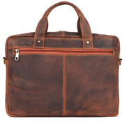 Benthill Notebooktasche Echt Leder I Aktentasche für Laptop I Umhängetasche für Notebook I Damen & Herren Schultertasche I Bürotasche