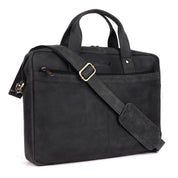 Benthill Notebooktasche Echt Leder I Aktentasche für Laptop I Umhängetasche für Notebook I Damen & Herren Schultertasche I Bürotasche