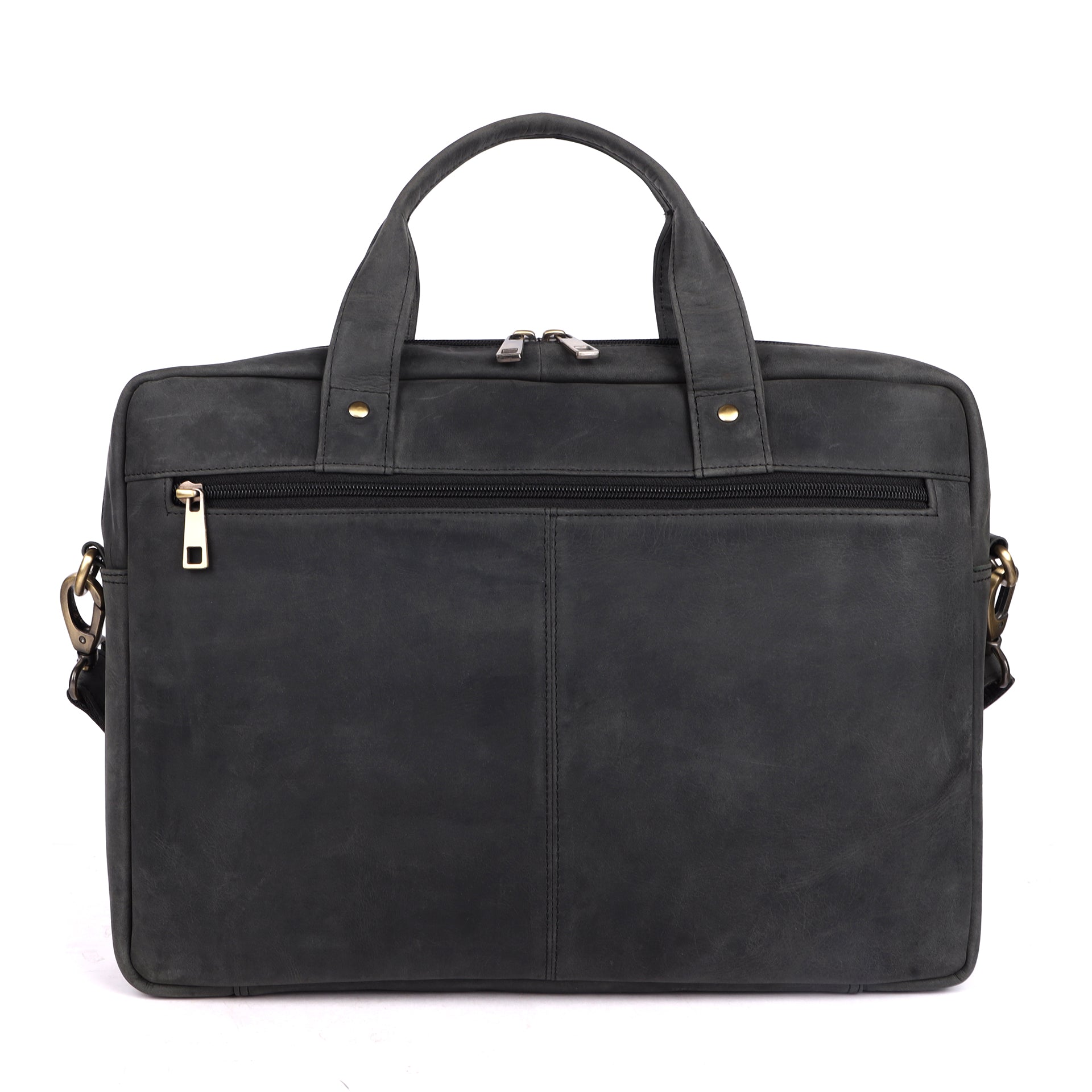 Benthill Notebooktasche Echt Leder I Aktentasche für Laptop I Umhängetasche für Notebook I Damen & Herren Schultertasche I Bürotasche