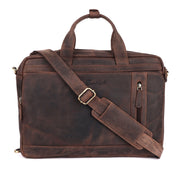 Benthill Laptoptasche Echt Leder I Herren & Damen Schultertasche I Aktentasche für Notebook I Büro Umhängetasche I Notebooktasche