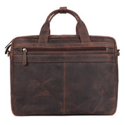 Benthill Laptoptasche Echt Leder I Herren & Damen Schultertasche I Aktentasche für Notebook I Büro Umhängetasche I Notebooktasche