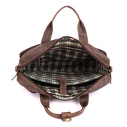 Benthill Laptoptasche Echt Leder I Herren & Damen Schultertasche I Aktentasche für Notebook I Büro Umhängetasche I Notebooktasche