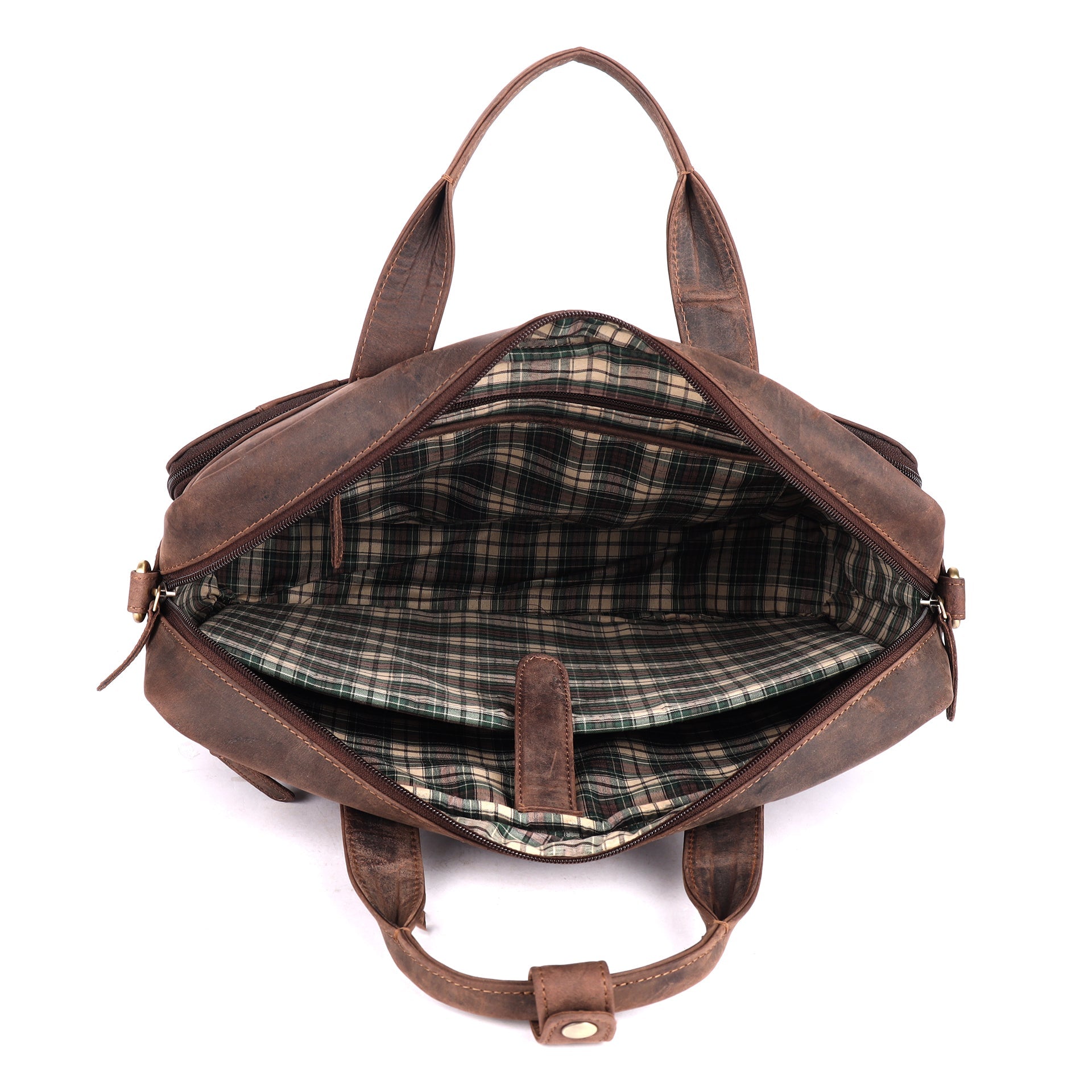 Benthill Laptoptasche Echt Leder I Herren & Damen Schultertasche I Aktentasche für Notebook I Büro Umhängetasche I Notebooktasche
