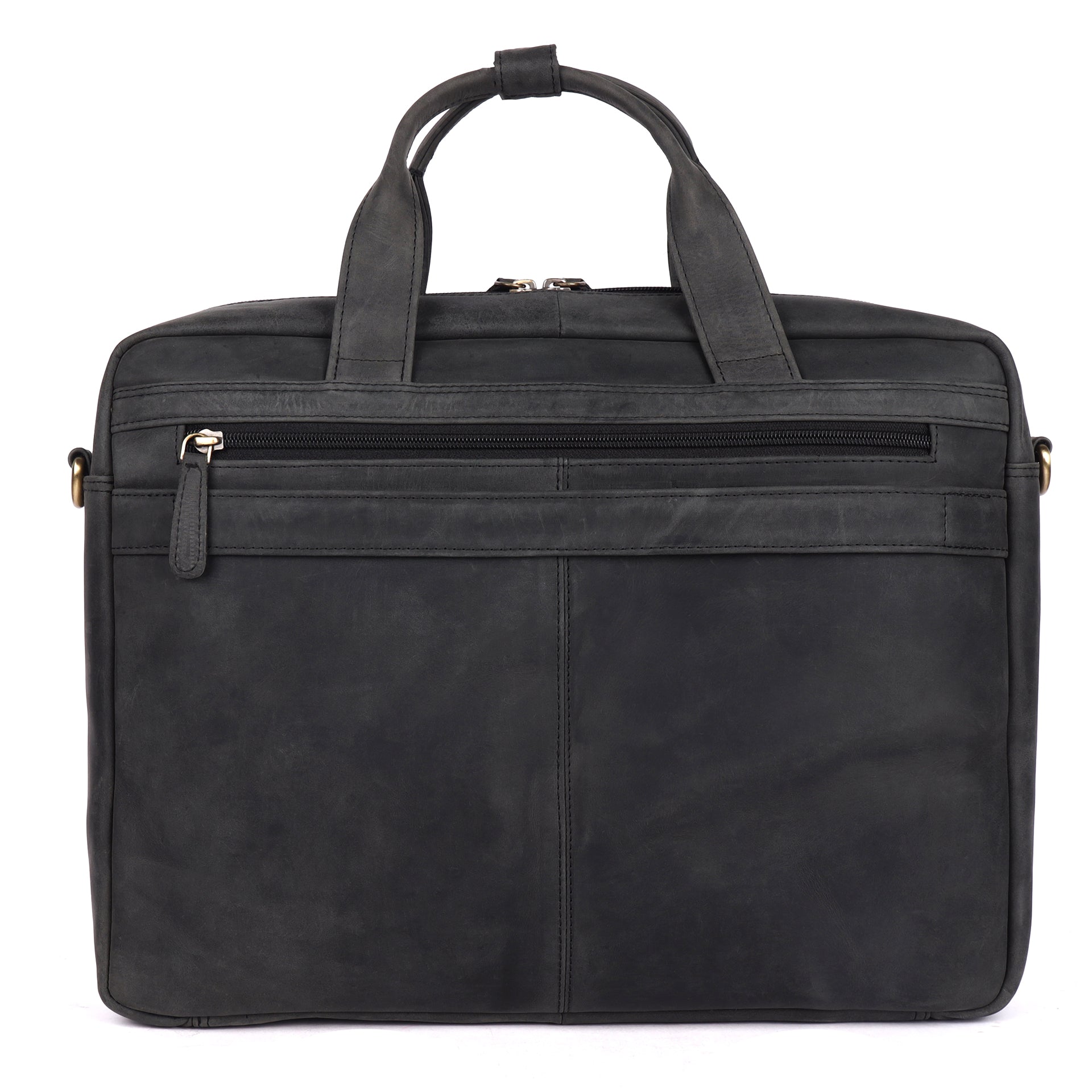 Benthill Laptoptasche Echt Leder I Herren & Damen Schultertasche I Aktentasche für Notebook I Büro Umhängetasche I Notebooktasche