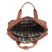 Benthill Laptoptasche Echt Leder I Herren & Damen Schultertasche I Aktentasche für Notebook I Büro Umhängetasche I Notebooktasche