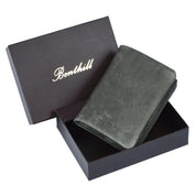 Benthill Kleine Geldbörse Echt Leder - Damen Geldbeutel mit RFID Schutz - 6 Kartenfächer - Slim-Wallet inkl. Geschenkbox
