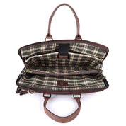 Benthill Laptoptasche Echt-Leder I Leder Umhängetasche für Laptop I Aktentasche für Notebook I Damen und Herren Tasche I Notebooktasche