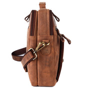 Benthill Laptoptasche Echt-Leder I Leder Umhängetasche für Laptop I Aktentasche für Notebook I Damen und Herren Tasche I Notebooktasche