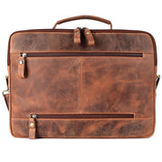 Benthill Laptoptasche Echt-Leder I Leder Umhängetasche für Laptop I Aktentasche für Notebook I Damen und Herren Tasche I Notebooktasche