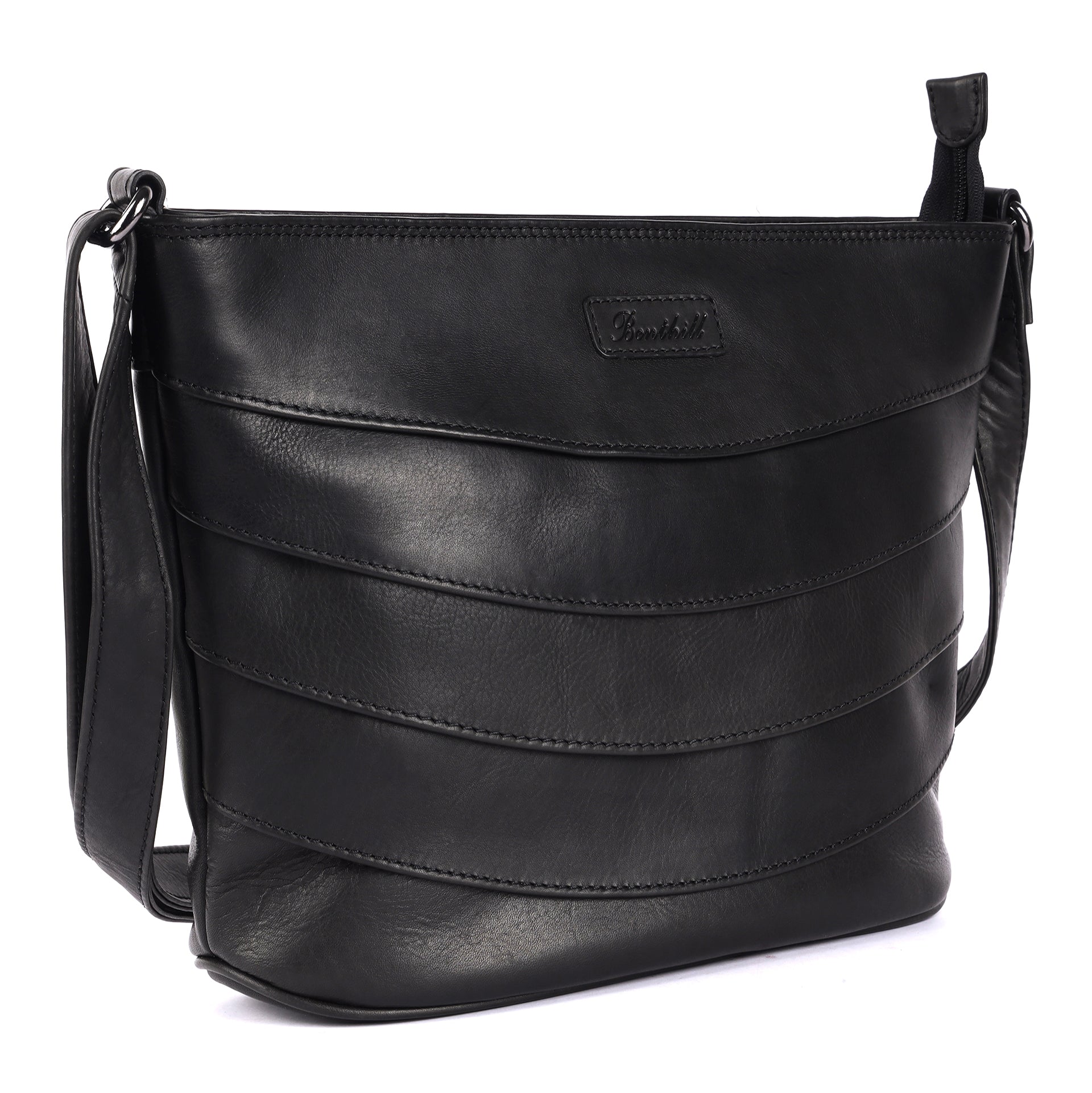 Benthill Damen Handtasche Leder - Shopper aus weichem hochwertigem Echtleder - Vintage Fashion Bag Beutel - Umhängetaschen - Schultertasche
