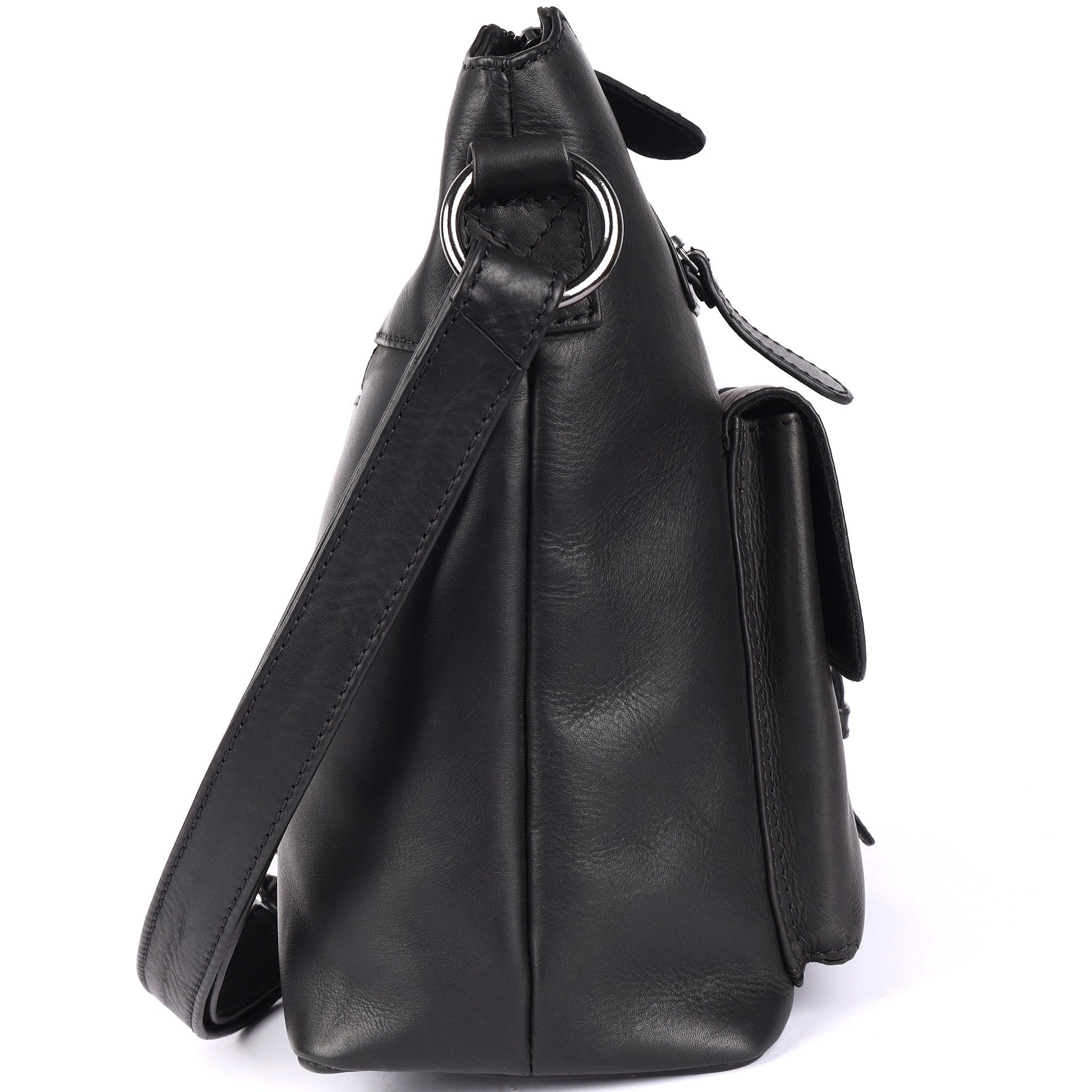Benthill Damen Handtasche Leder - Umhängetasche aus weichem hochwertigem Echtleder - Vintage Fashion Bag Beutel - Shopper - Schultertasche