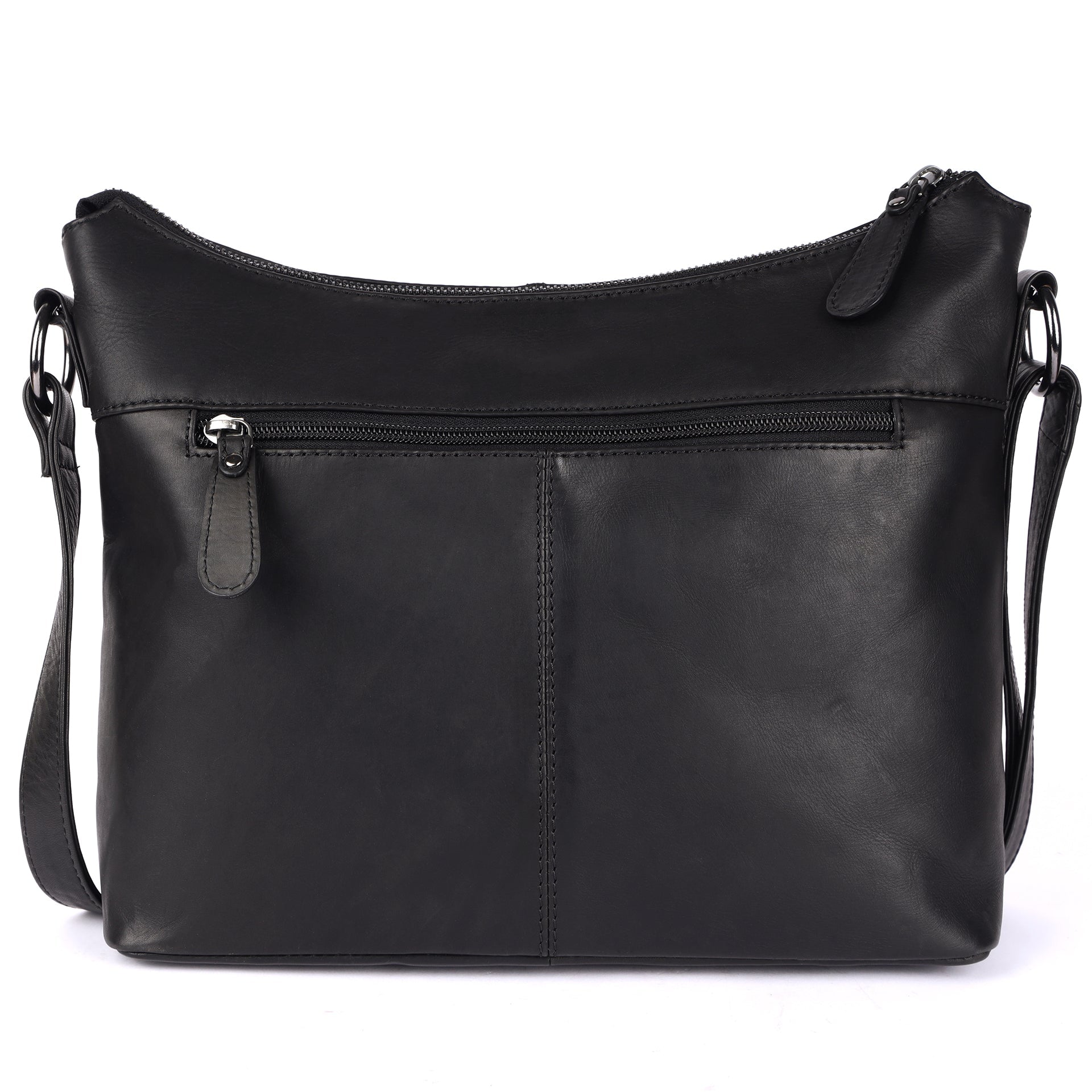 Benthill Damen Handtasche Leder - Umhängetasche aus weichem hochwertigem Echtleder - Vintage Fashion Bag Beutel - Shopper - Schultertasche