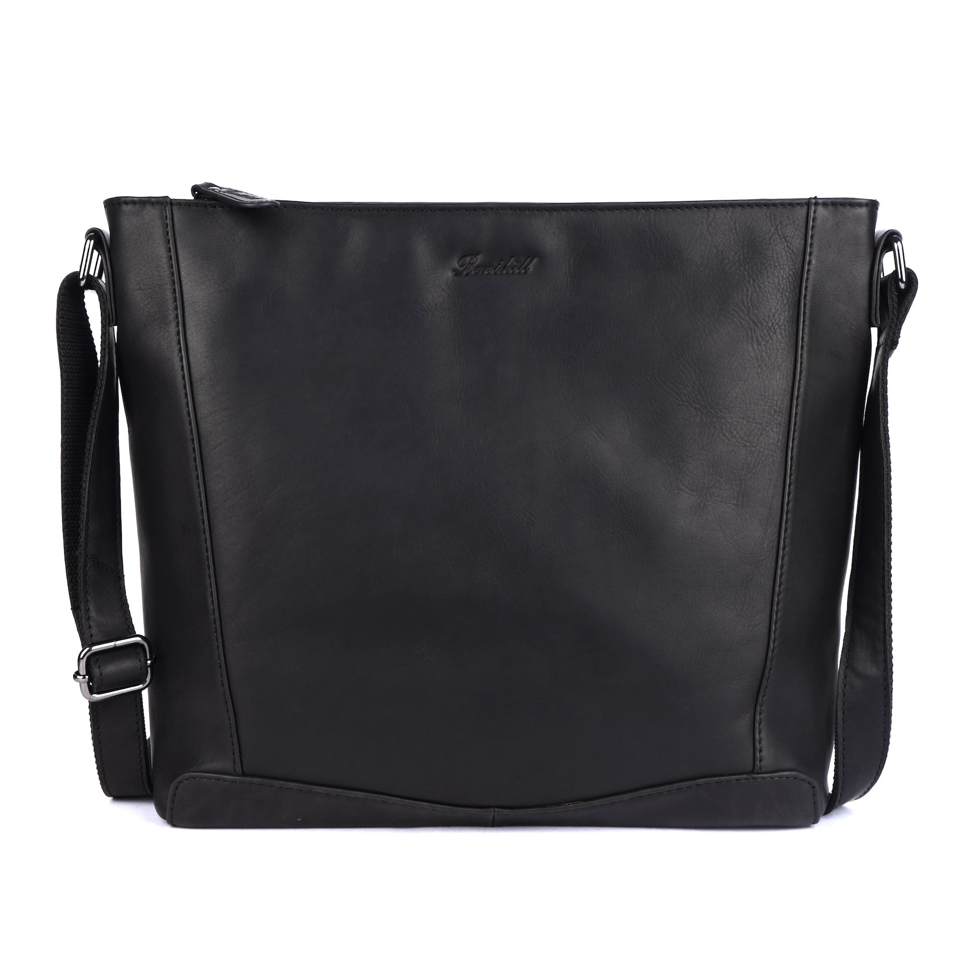 Benthill Handtasche Damen Echt Leder - Umhängetasche aus weichem hochwertigem Echtleder - Vintage Fashion Bag Beutel - Shopper - Schultertasche