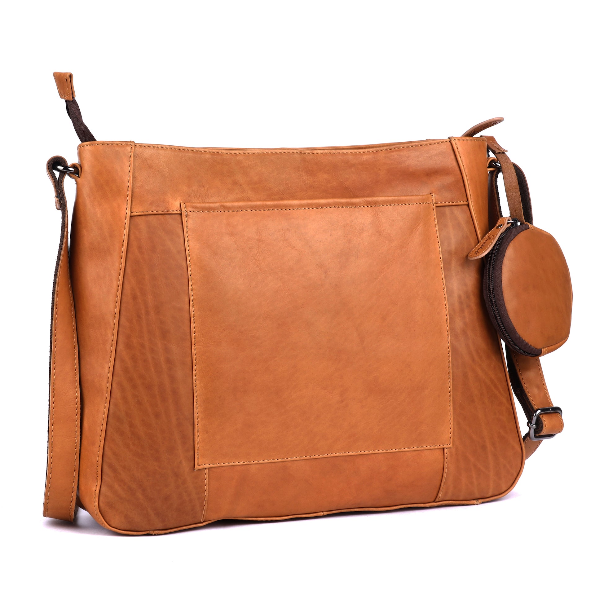 Benthill Damen Handtasche Leder - Shopper aus weichem hochwertigem Echtleder - Vintage Fashion Bag Beutel - Schultertasche - Umhängetaschen