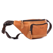 Benthill Bauchtasche Echt Leder - Hüfttasche / Gürteltasche aus hochwertigem Rindsleder – Echtleder Wandertasche - Partytasche