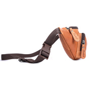 Benthill Bauchtasche Echt Leder - Hüfttasche / Gürteltasche aus hochwertigem Rindsleder – Echtleder Wandertasche - Partytasche