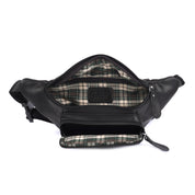 Benthill Bauchtasche Echt Leder - Hüfttasche / Gürteltasche aus hochwertigem Rindsleder – Echtleder Wandertasche - Partytasche