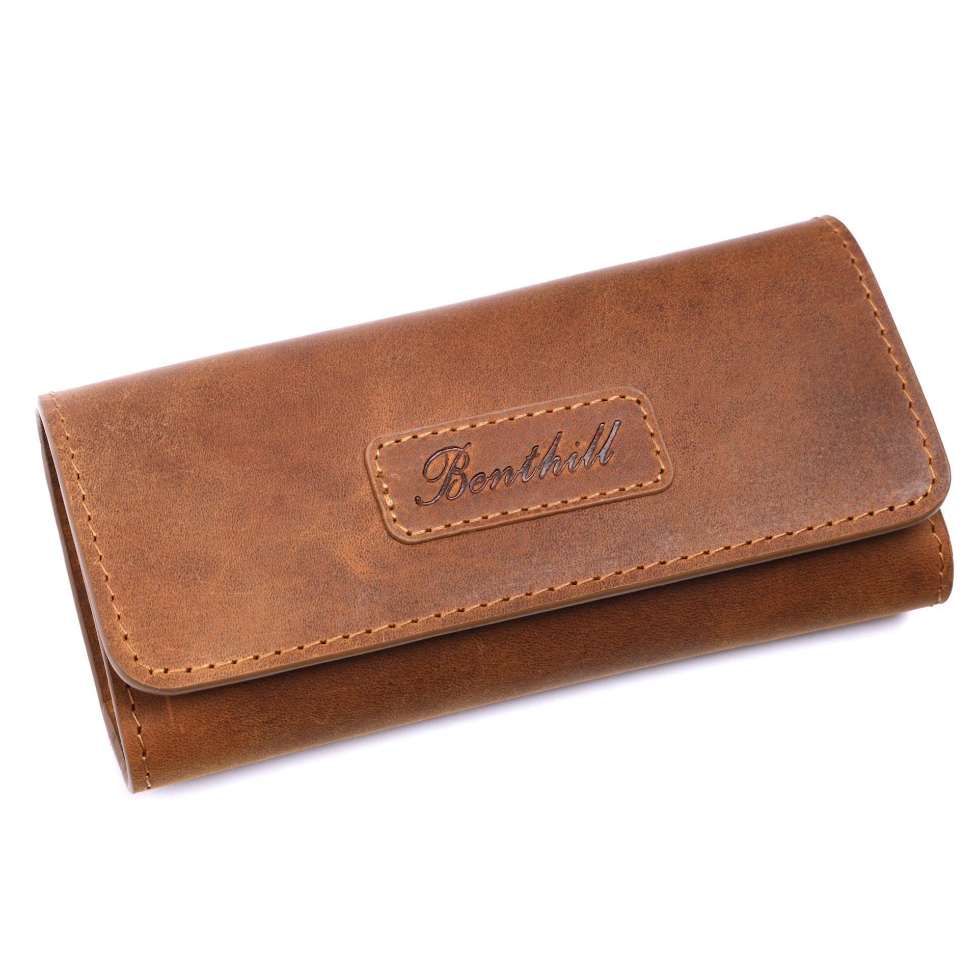 Benthill Tabaktasche Echt Leder | Premium Tabak-Beutel aus echtem Rindsleder | Drehertasche